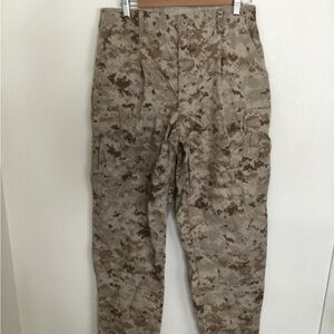 Marine corps desert marpat combat trousers size medium regular excellent